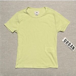 BRAND NEW Urban Outfitters BDG Light Green Baby Tee